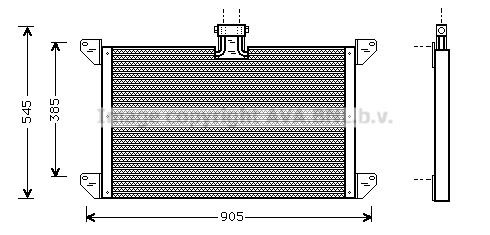 AVA QUALITY COOLING Kondensators, Gaisa kond. sistēma SC5008